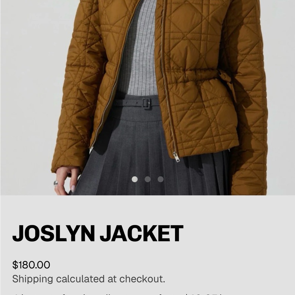 ASTR THE LABEL Joclyn Quilted Jacket - Olive